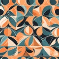 Abstract contemporary seamless pattern Royalty Free Stock Photo
