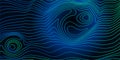 Abstract contour lines background, ideal for tech visuals, data mapping and modern design projects. Landscape geodesy
