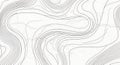 Abstract contour lines on textured off-white surface representing topography or waves Royalty Free Stock Photo