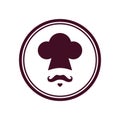 Abstract cooky chef kitchener logo icon