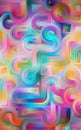 Abstract cool generative pattern background