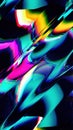 Abstract cool generative pattern background