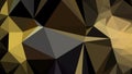 Abstract Cool Gold Polygonal Background Template Vector Graphic