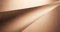 Abstract Copper and Beige Curves with Soft Lighting and Subtle Shadows Royalty Free Stock Photo