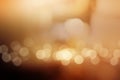 Abstract copper luminous bokeh background