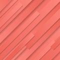 Abstract coral color pink striped geometric oblique background and texture Royalty Free Stock Photo