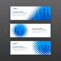 Abstract corporate web banner, slideshow template