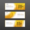 Abstract corporate web slideshow or banner layout