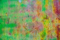 Abstract corroded colorful rusty metal background Royalty Free Stock Photo