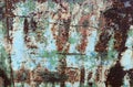 Abstract corroded colorful rusty metal background, rusty metal texture Royalty Free Stock Photo