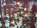 Abstract corroded colorful rusty metal background, rusty metal texture Royalty Free Stock Photo