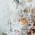 Abstract corroded colorful wallpaper grunge background iron rusty artistic wall peeling paint. Royalty Free Stock Photo