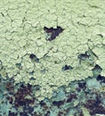 Abstract corroded colorful wallpaper grunge background iron rusty artistic wall peeling paint Royalty Free Stock Photo