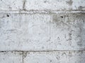 Abstract corrugated concrete wall texture background. Grey crack and broken cement tiles block wallpaper. Royalty Free Stock Photo