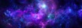 Abstract cosmic background with nebula and stars