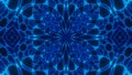 Abstract cosmic chaos background. Symmetric kaleidoscope backdrop from Liquid hypnotic rays