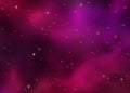 Abstract cosmic pink galaxy background.
