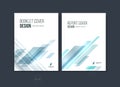 Abstract cover design, business brochure template layout, report Royalty Free Stock Photo