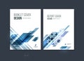 Abstract cover design, business brochure template layout, report Royalty Free Stock Photo