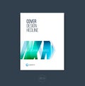 Abstract cover design, business brochure template layout, report