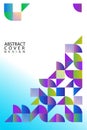 Abstract cover design vector background used to cover book