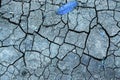 Abstract crack dry soil Royalty Free Stock Photo