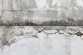 Abstract crack texture on old grey cement wall Royalty Free Stock Photo