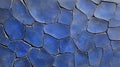 Abstract Cracked Blue Surface Texture Royalty Free Stock Photo