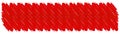 Abstract crayon on white background. Red crayon scribble texture.