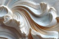 Abstract Creamy Texture with Swirling Patterns for Artistic Background Design Generative AI Royalty Free Stock Photo