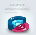Abstract Creative concept background. Infographic design template. Business concept. Vector illustration EPS 10 for your Royalty Free Stock Photo