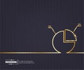 Abstract creative concept vector line draw background for web, mobile app, illustration template design, business Royalty Free Stock Photo