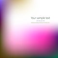 Abstract Creative concept vector multicolored blurred background.