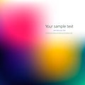 Abstract Creative concept vector multicolored blurred background.