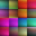 Abstract creative concept vector multicolored blurred background set Royalty Free Stock Photo