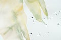 Abstract creative green watercolor painting