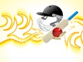 Abstract cricket heat background