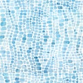 Abstract crocodile reptile scales watercolor seamless pattern Royalty Free Stock Photo