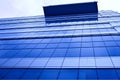 Abstract crop of modern office skyscraper Royalty Free Stock Photo