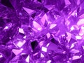 abstract crystal background with purple crystals