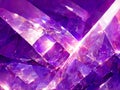 abstract crystal background with purple crystals