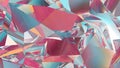 Abstract crystal background, radiant texture, faceted gem, polygonal wallpaper