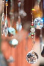 Abstract crystals dangling background
