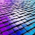 Abstract cube background techno wallpaper