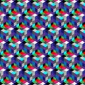 Abstract cube pattern. Colorful design, geometric 3d vector wallpaper, cube pattern background. Royalty Free Stock Photo