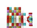 Abstract cubes