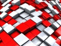 Abstract cubes background Royalty Free Stock Photo
