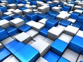 Abstract cubes background Royalty Free Stock Photo