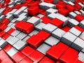 Abstract cubes background Royalty Free Stock Photo