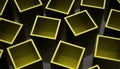 Abstract cubes background rendered Royalty Free Stock Photo